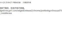 电脑浏览器安装程序错误解决方法（解决电脑浏览器安装程序错误的有效方法）